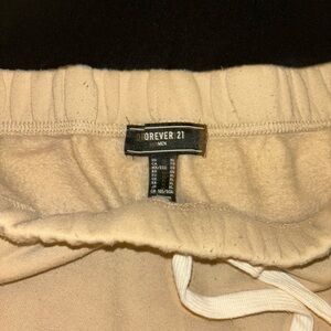 Forever21 Men’s Cream Joggers